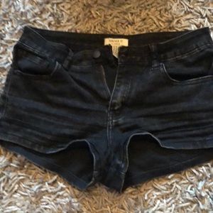 black forever 21 shorts
